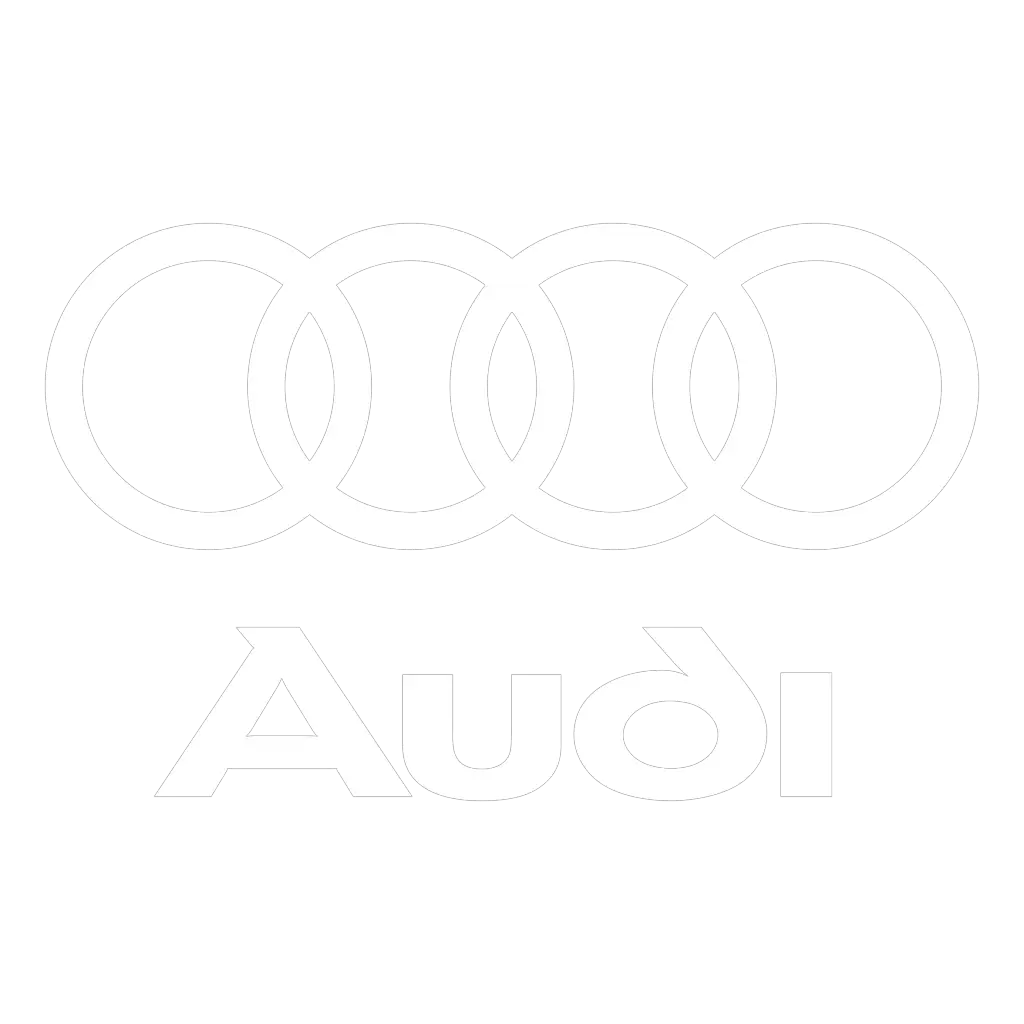Audi White Logo